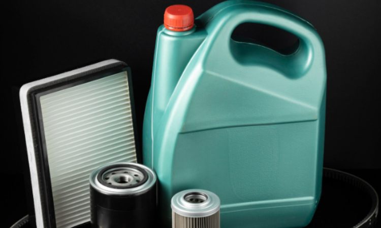 materiales para un cambio de aceite