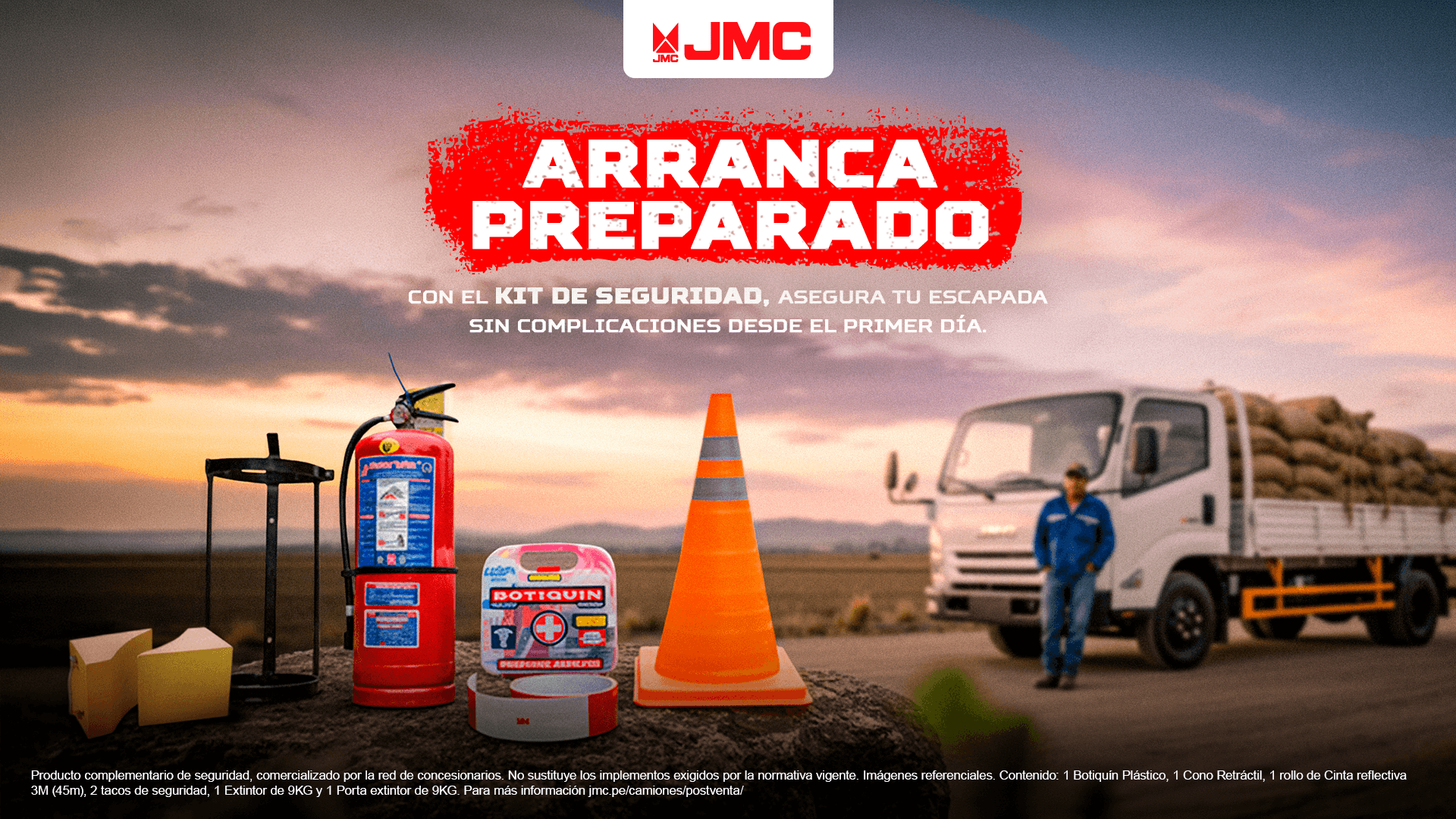 KIT DE SEGURIDAD JMC CV