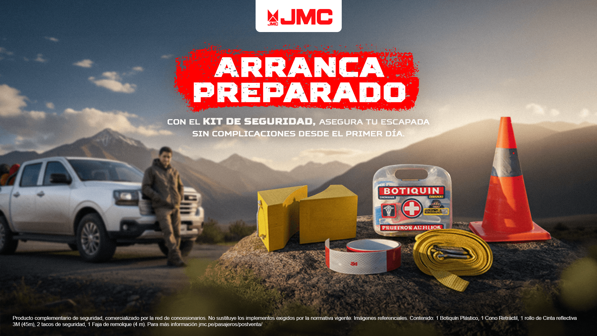 KIT DE SEGURIDAD JMC PICK UP